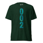 PeaMac Pickleball Tees unisex tri-blend T-shirt in GameStart Green with front design, comfortable and breathable pickleball apparel.