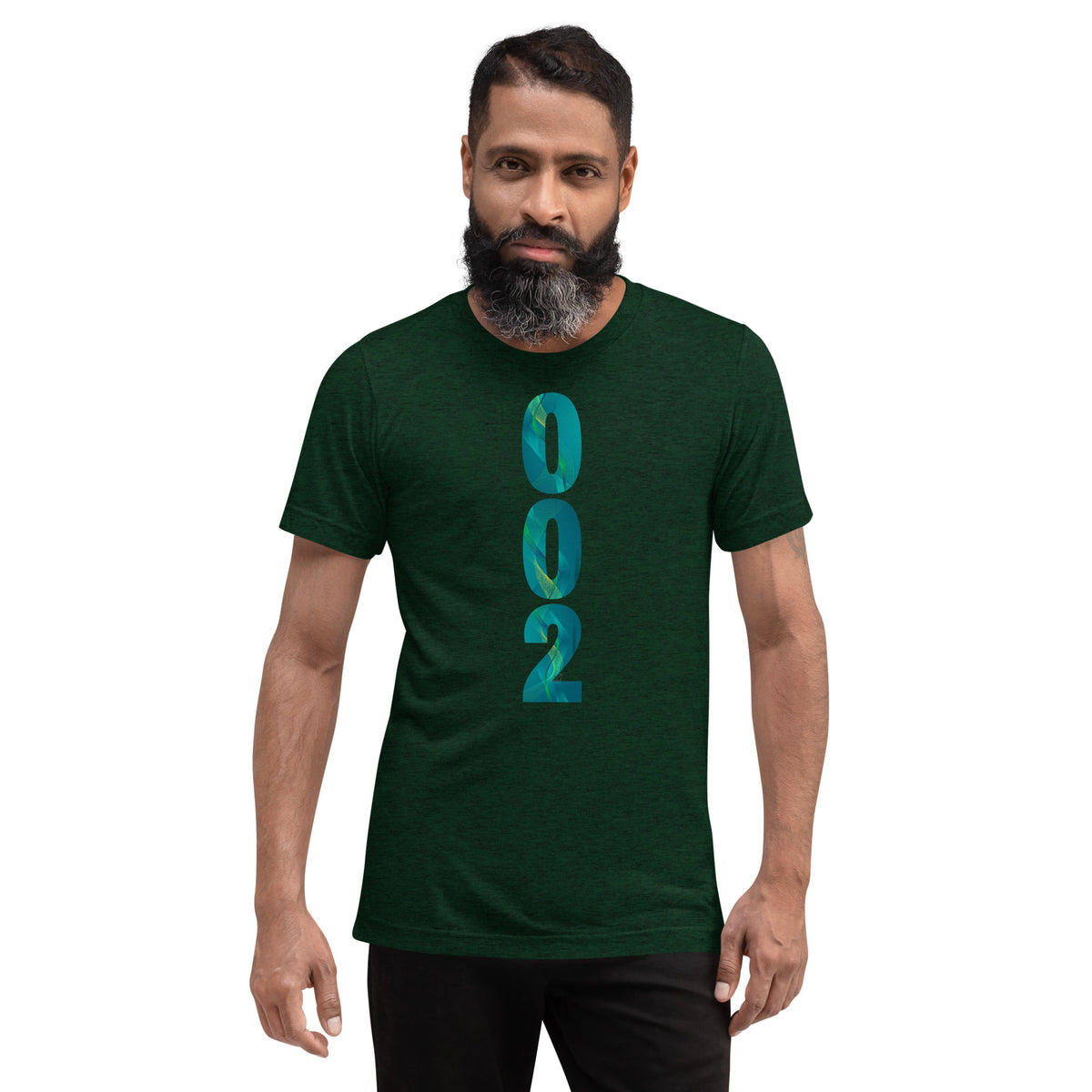 002 Pickleball T-Shirt | Tri-Blend Performance Unisex Tee - GameStart Green - Emerald - Front - PeaMacTees