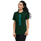 PeaMac Pickleball T-Shirt, unisex tri-blend performance tee in green, featuring a left-front design for game-ready comfort.