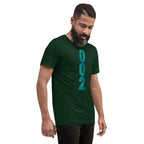PeaMac Pickleball Tees unisex green tri-blend T-shirt with front design, perfect for pickleball players and sports enthusiasts.