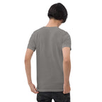 Unisex grey Pickler Funny Definitions T-Shirt by PeaMac Pickleball Tees, premium tri-blend activewear with printed back design.