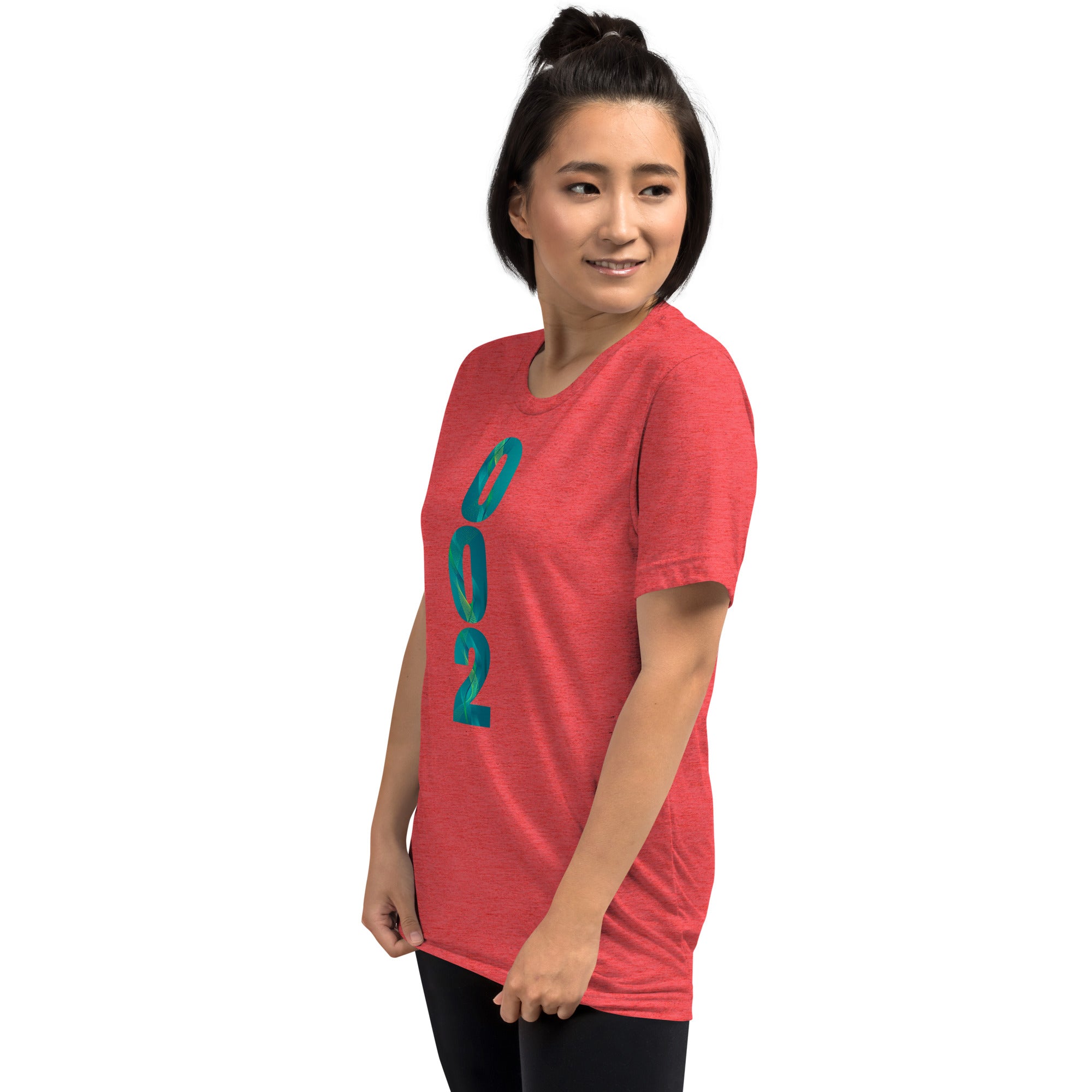 PeaMac Pickleball Tees unisex tri-blend performance T-shirt in game start green, front view showing the design details.
