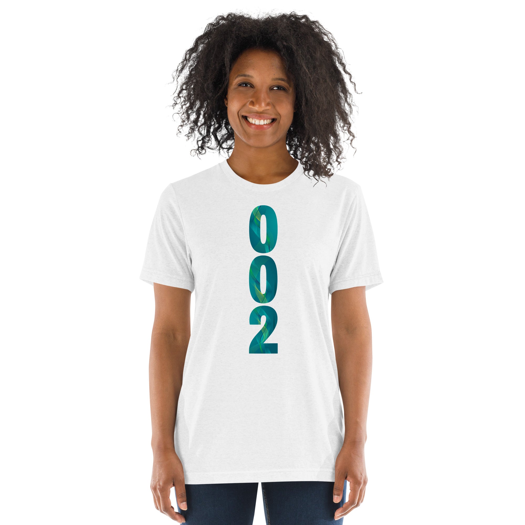 PeaMac Pickleball Tees unisex white tri-blend performance T-shirt with solid front, designed for pickleball players.
