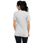 White women's Pickler Funny Definitions T-shirt by PeaMac Pickleball Tees, lightweight unisex tri-blend activewear with black text.