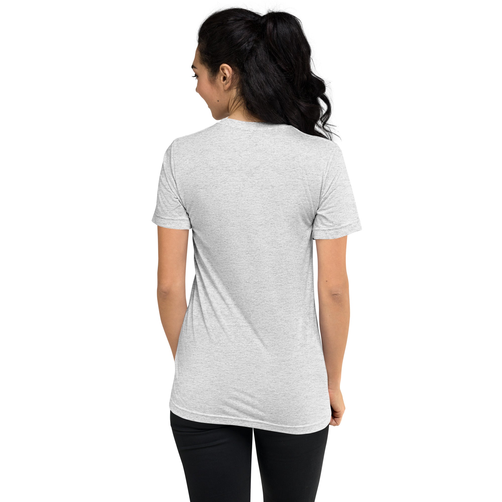 White women's Pickler Funny Definitions T-shirt by PeaMac Pickleball Tees, lightweight unisex tri-blend activewear with black text.