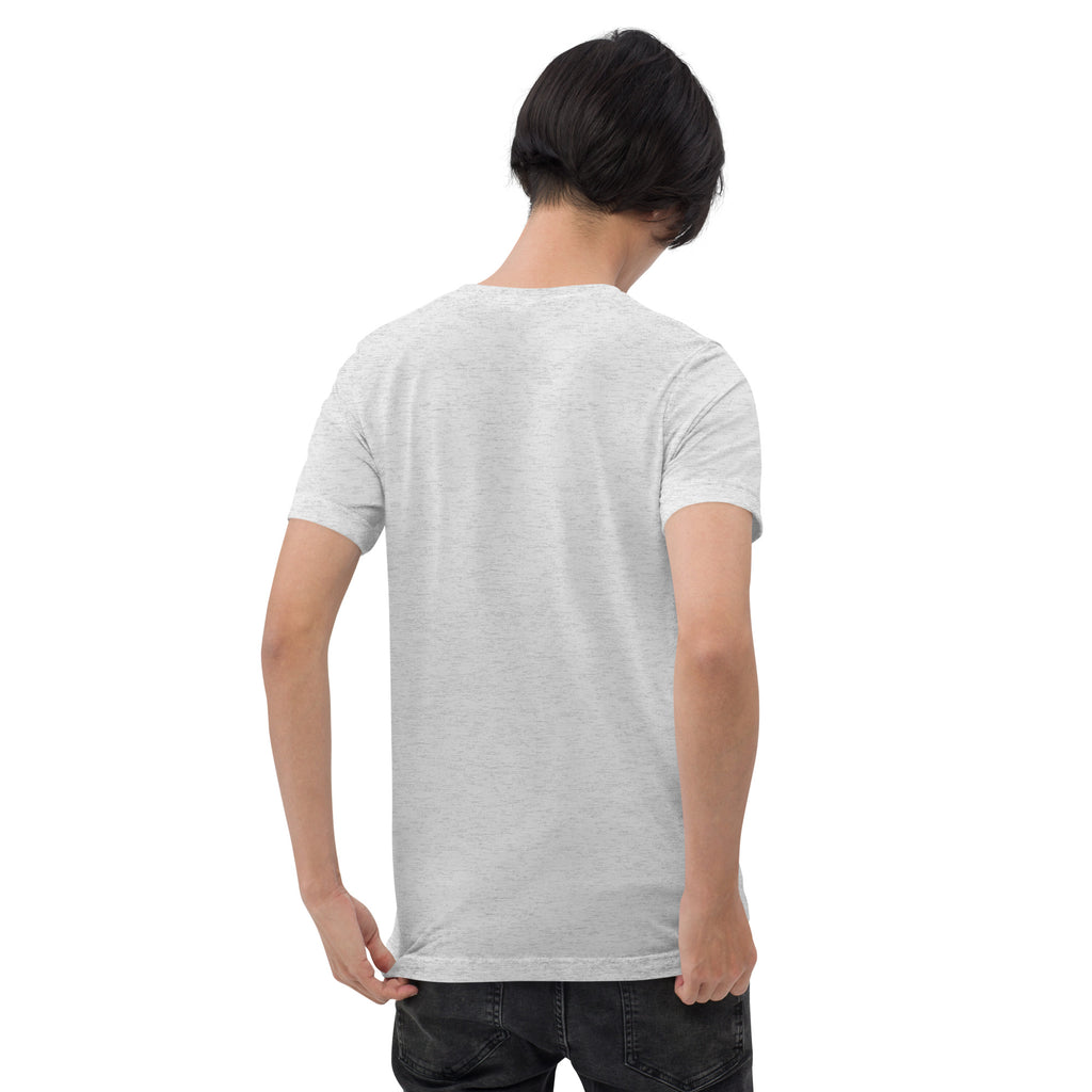 Unisex white tri-blend Pickler Funny Definitions T-Shirt by PeaMac Pickleball Tees, featuring playful pickleball-themed graphics on the back.